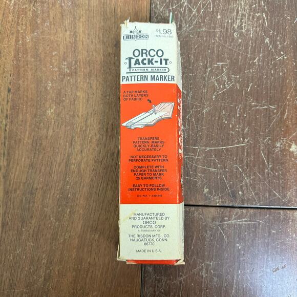 1950’s Risdon Orco Tack-It Pattern Marker Item No. 1900 - Picture 1 of 9